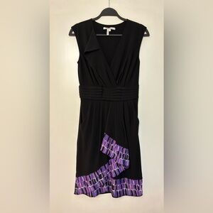 Max & Cleo Sleeveless Pattern Dress